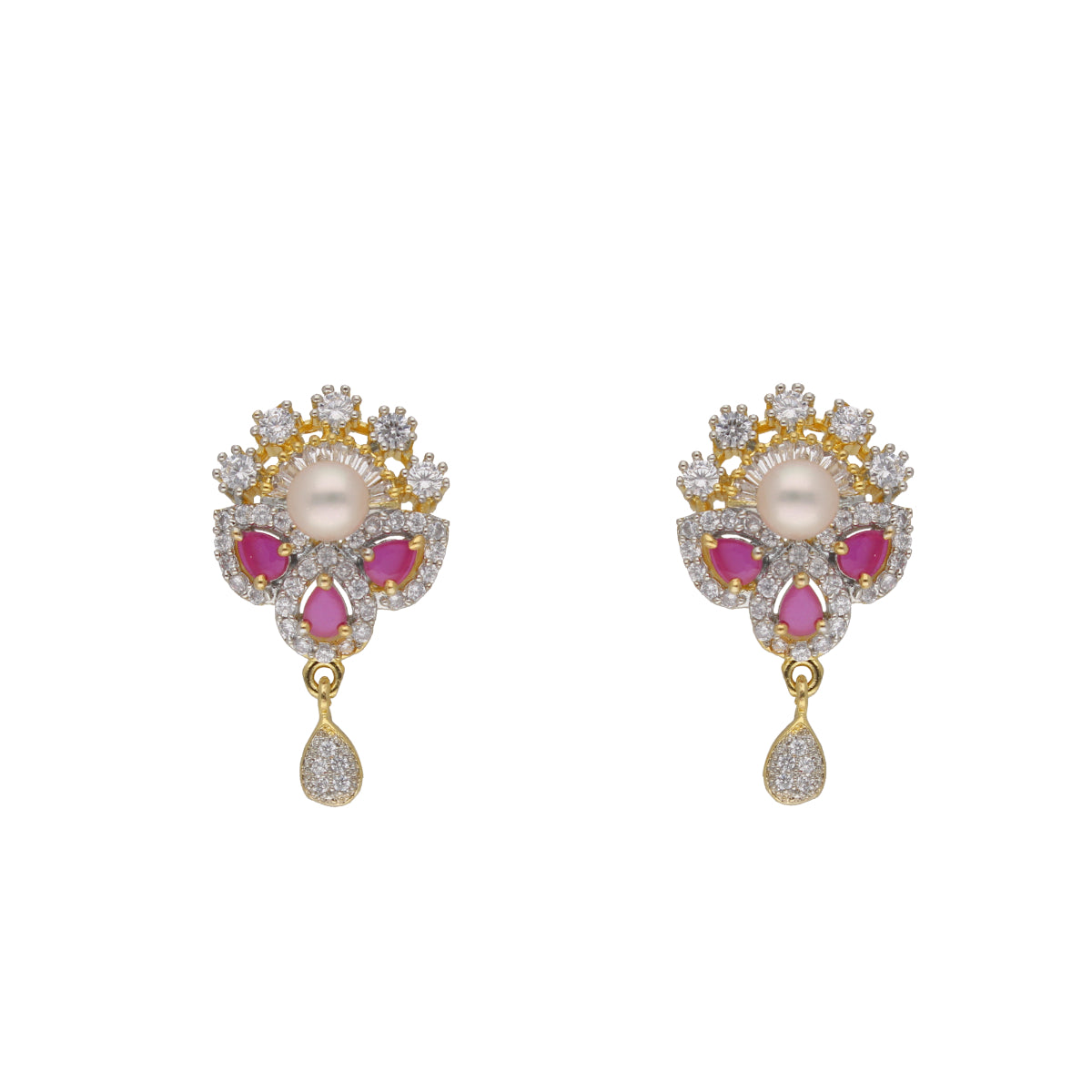 J Pearls Fatehjit 1 Line Pearl Sets - Real Pearl Jewelry - Distacart