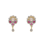 Thumbnail for J Pearls Fatehjit 1 Line Pearl Sets - Real Pearl Jewelry - Distacart