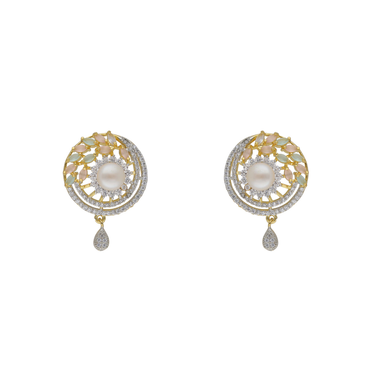 J Pearls Baani 1 Line Pearl Sets - Real Pearl Jewelry - Distacart