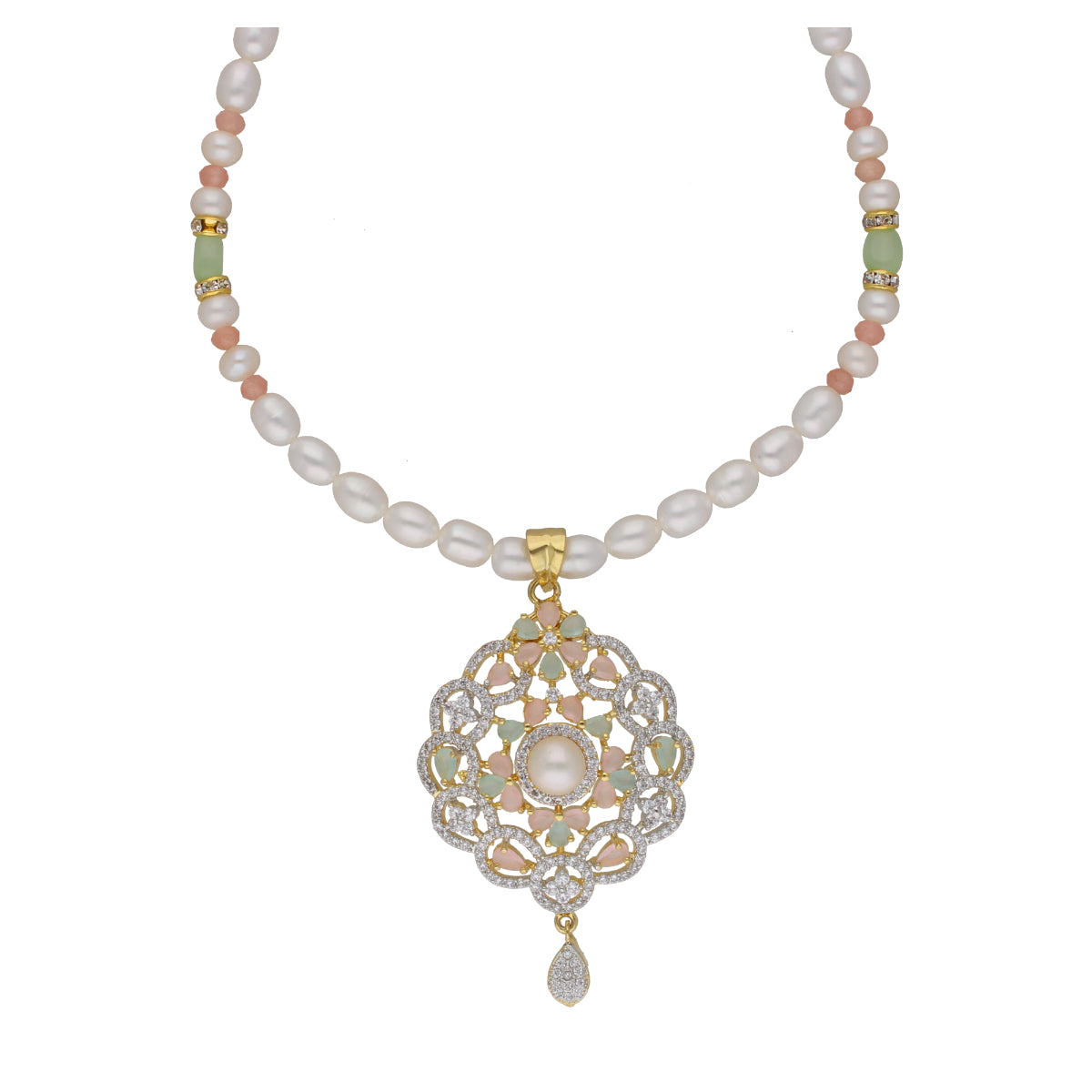 J Pearls Cherry 1 Line Pearl Sets - Real Pearl Jewelry - Distacart