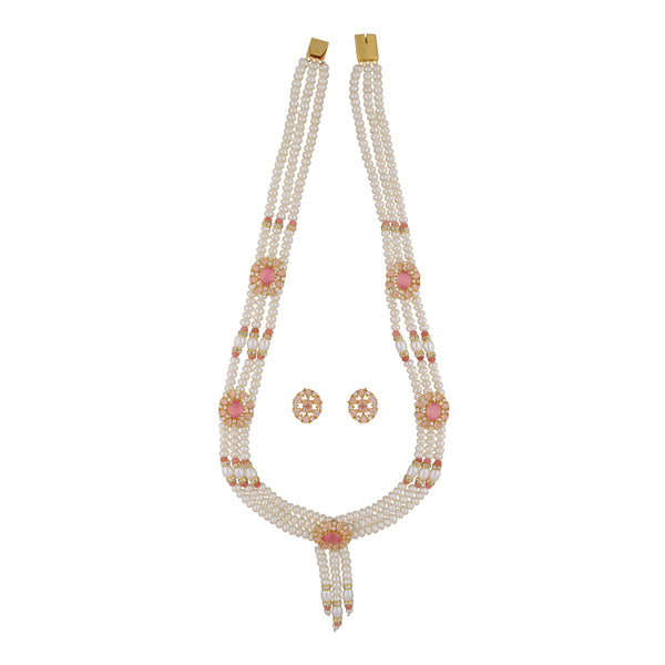 J Pearls Eva 3 Lines Pearl Sets - Real Pearl Jewelry - Distacart