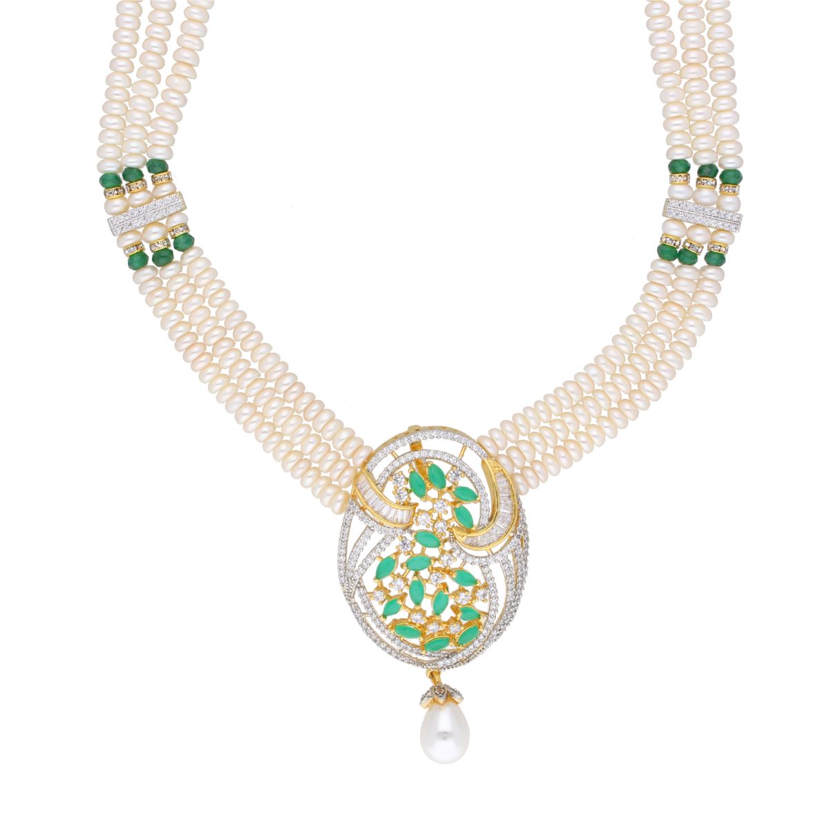 J Pearls Chantrea Pearl Set - Real Pearl Jewelry - Distacart