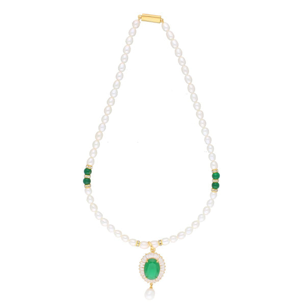 J Pearls Dharti Pearl Set - Real Pearl Jewelry - Distacart