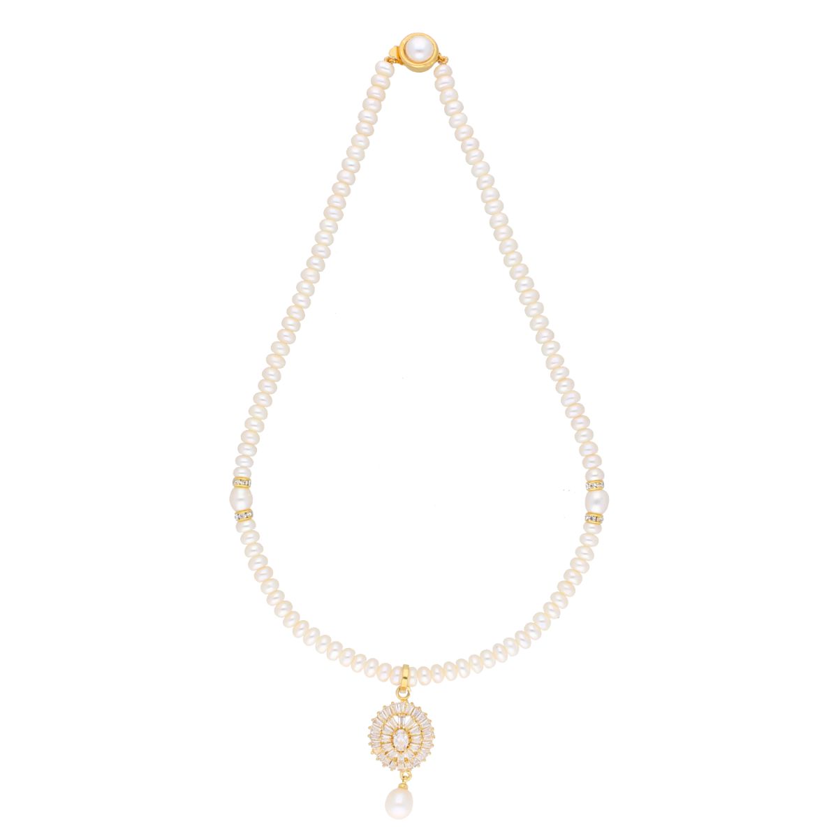 J Pearls Eeshika Pearl Set - Real Pearl Jewelry - Distacart