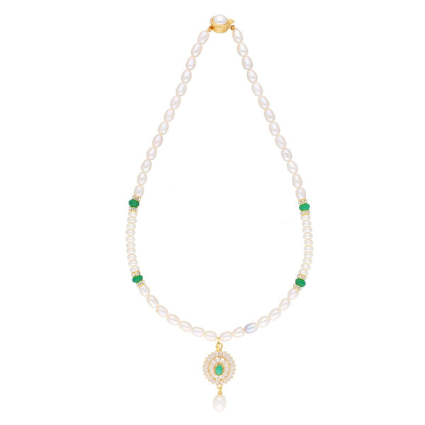 J Pearls Eeshika Pearl Set - Real Pearl Jewelry - Distacart