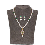 Thumbnail for J Pearls Eeshika Pearl Set - Real Pearl Jewelry - Distacart