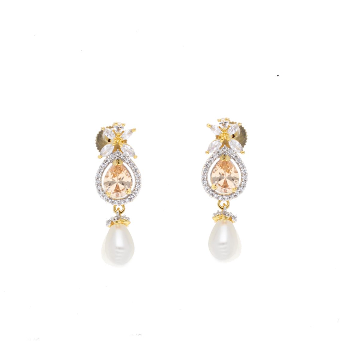 J Pearls Baani Pearl Set - Real Pearl Jewelry - Distacart