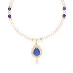 Thumbnail for J Pearls Jaanvi Pearl Set - Real Pearl Jewelry - Distacart