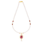 Thumbnail for J Pearls Navishka Pearl Set - Real Pearl Jewelry - Distacart