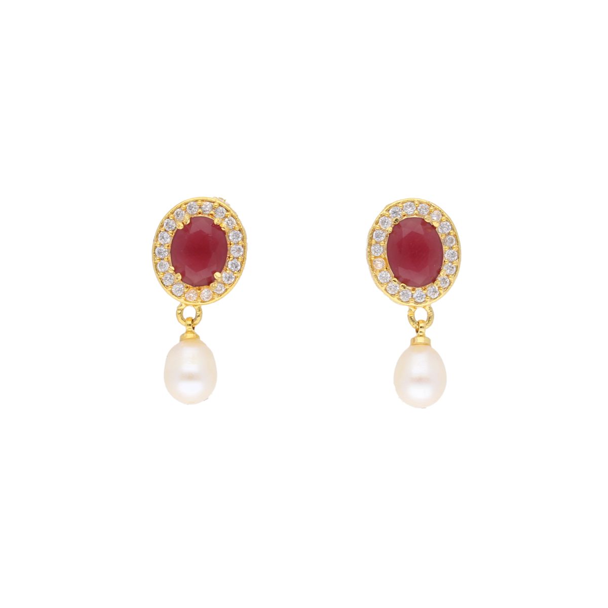J Pearls Navishka Pearl Set - Real Pearl Jewelry - Distacart