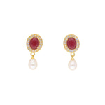 Thumbnail for J Pearls Navishka Pearl Set - Real Pearl Jewelry - Distacart