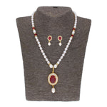 Thumbnail for J Pearls Navishka Pearl Set - Real Pearl Jewelry - Distacart