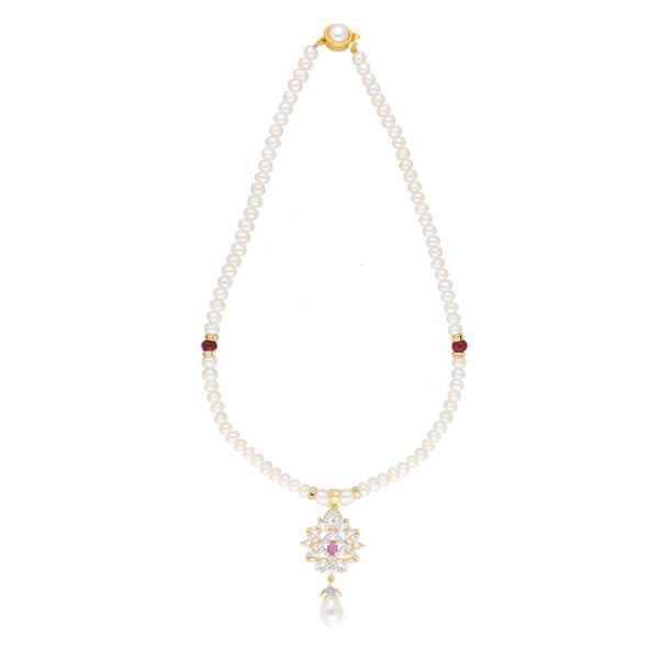 J Pearls Anahita Pearl Set - Real Pearl Jewelry - Distacart