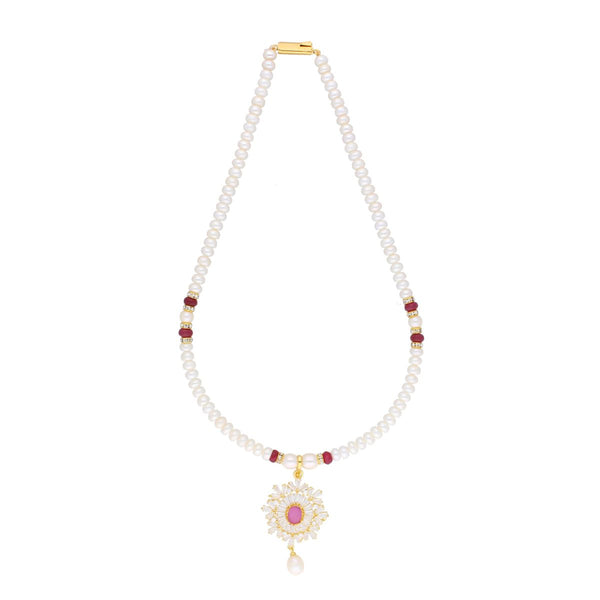 J Pearls Abdhija Pearl Set - Real Pearl Jewelry - Distacart