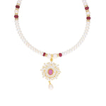 Thumbnail for J Pearls Abdhija Pearl Set - Real Pearl Jewelry - Distacart