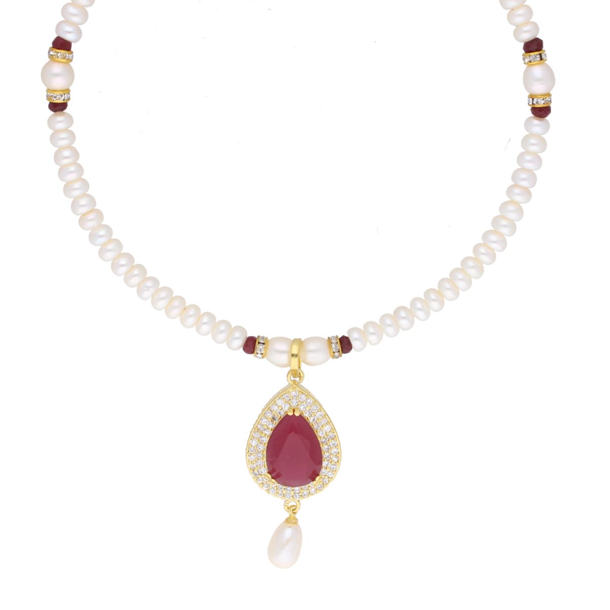 J Pearls Babay Pearl Set - Real Pearl Jewelry - Distacart