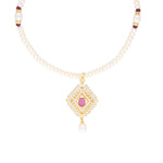 Thumbnail for J Pearls Cancala Pearl Set - Real Pearl Jewelry - Distacart