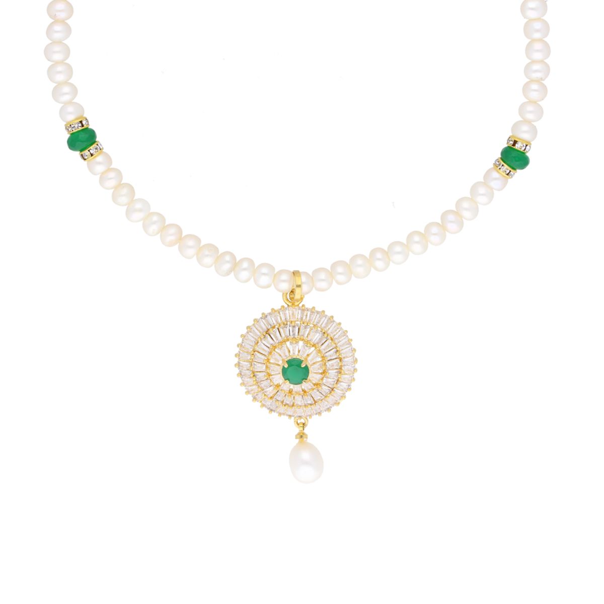 J Pearls Eeshvi Pearl Set - Real Pearl Jewelry - Distacart