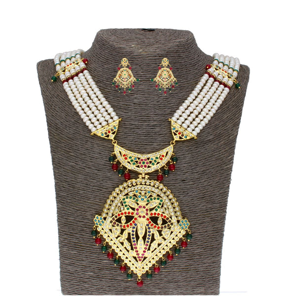 J Pearls Chantrea Pearl Set - Real Pearl Jewelry - Distacart