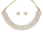 Thumbnail for J Pearls Navishka 1 Line Pearl Choker - Real Pearl Jewelry - Distacart