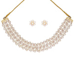 Thumbnail for J Pearls Cherry 1 Line Pearl Choker - Real Pearl Jewelry - Distacart