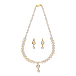 Thumbnail for J Pearls Dharti 1 Line Pearl Sets - Real Pearl Jewelry - Distacart