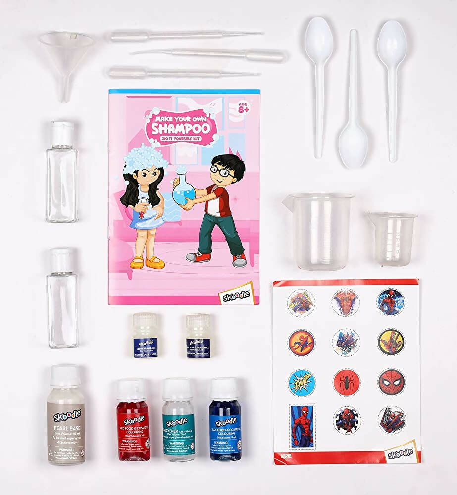 Skoodle Marvel Spiderman Make Your Own Shampoo - Do It Yourself Kit - Distacart