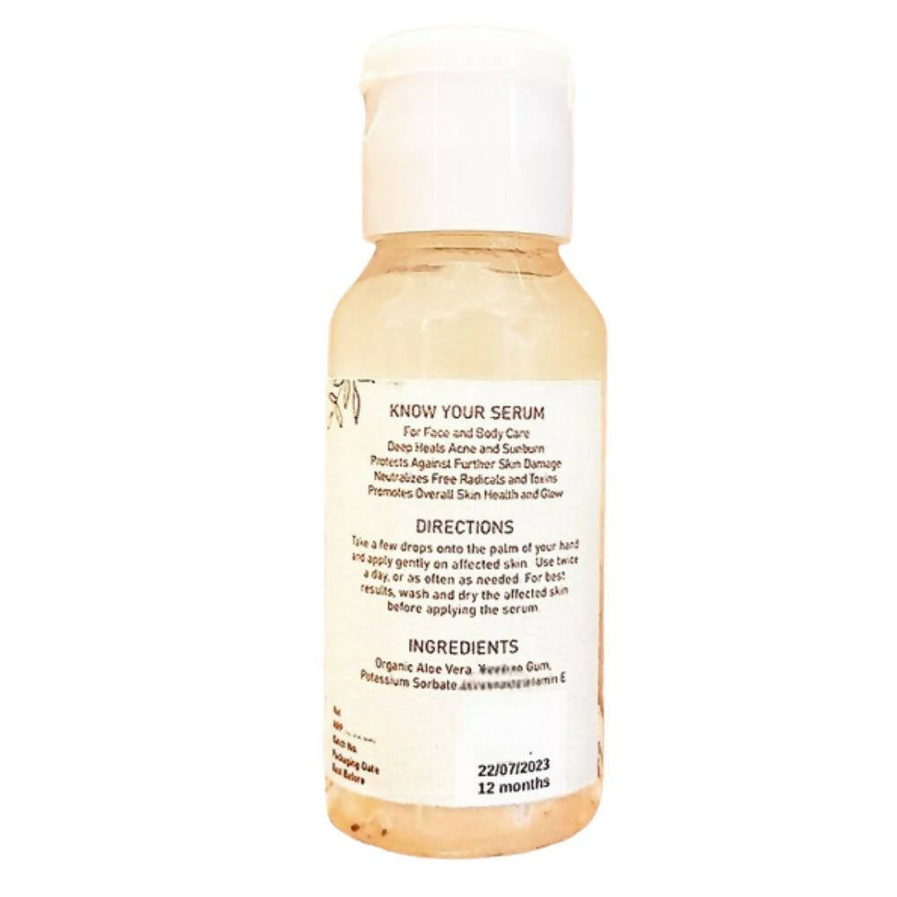 Satjeevan Organic Aloe Vera Serum - Distacart