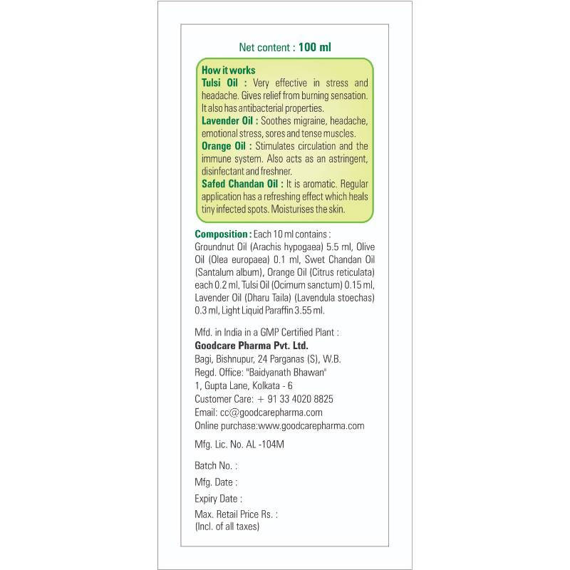 Goodcare Stress Guard Massage Oil 100 ml
