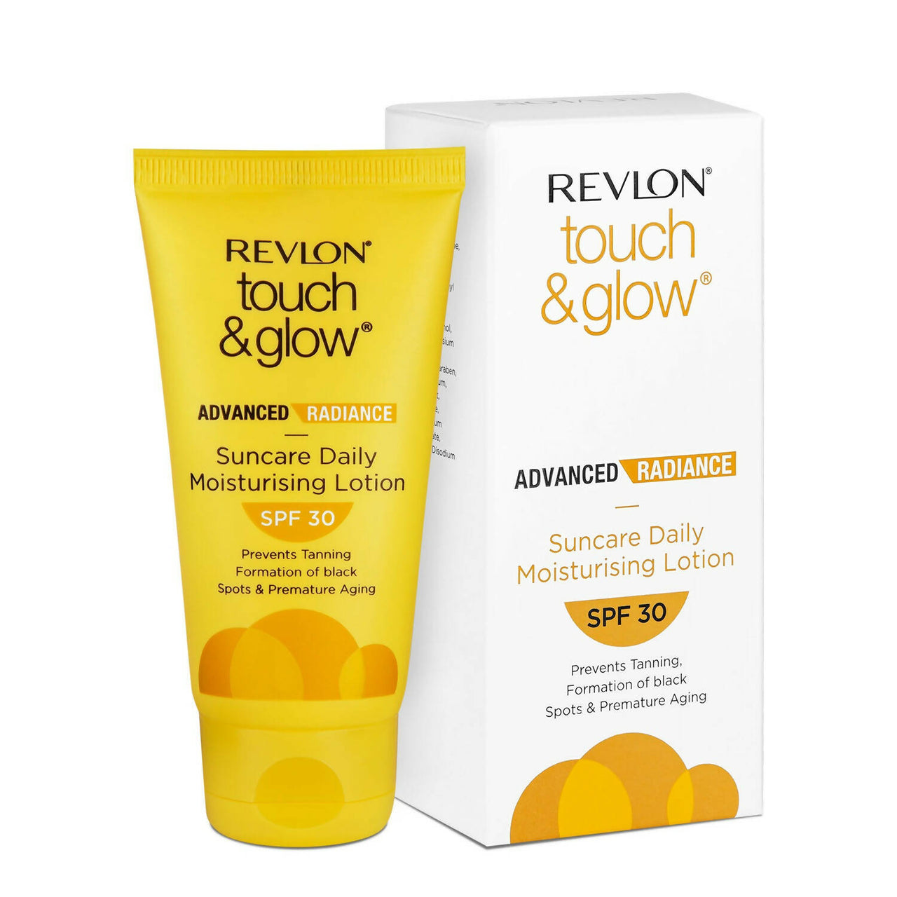 Revlon Touch & Glow Advanced Radiance Sun Care Daily Moisturizing Lotion SPF 30 - Distacart