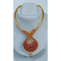 Thumbnail for Pink Kemp Ganesh Necklace - Distacart