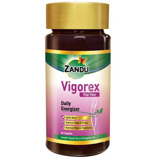 Zandu Vigorex For Her Capsules - Distacart