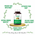 Thumbnail for Bliss Welness Giloy Tulsi Amla Ashwagandha Curcumin Tablets - Distacart
