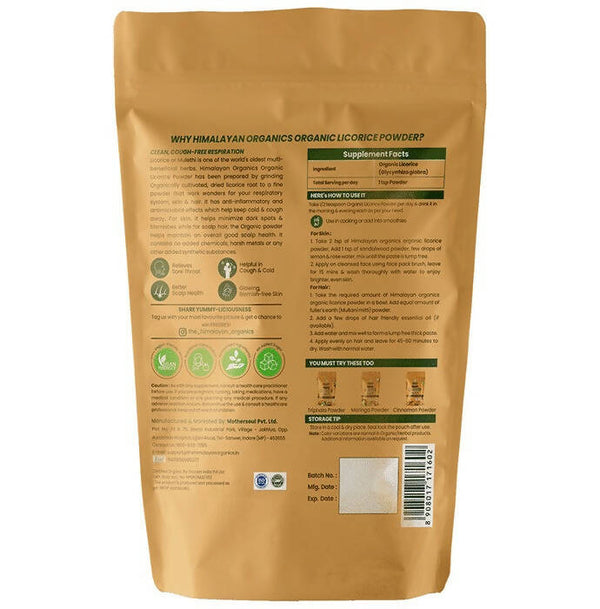 Himalayan Organics Licorice Powder - Distacart