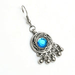 Thumbnail for Mominos Fashion Johar Kamal Women Oxidised Silver-Plated Brass Finish Kundan Choker (Multi) - Distacart