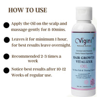 Thumbnail for Vigini 1% Redensyl Hair Growth Vitalizer Hair Care Tonic Oil for Men Women - Distacart
