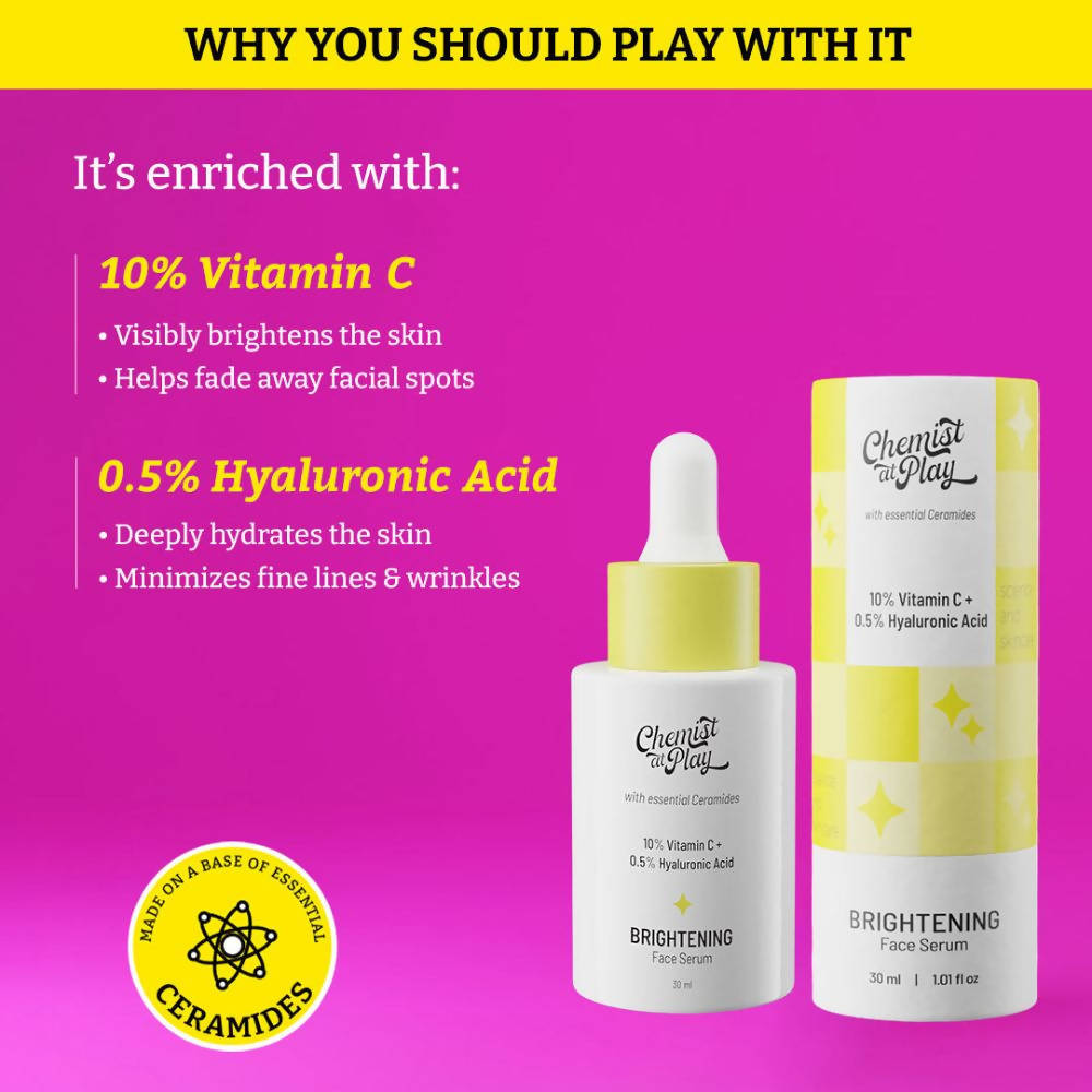 Chemist At Play Brightening Face Serum - Distacart