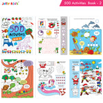Thumbnail for Jolly Kids Fun Learning 500 Activities Books Set of 4| Ages 3-8 years Thinking Skills Activities Learning Counting, Spelling, Solve Puzzle Activities - Distacart