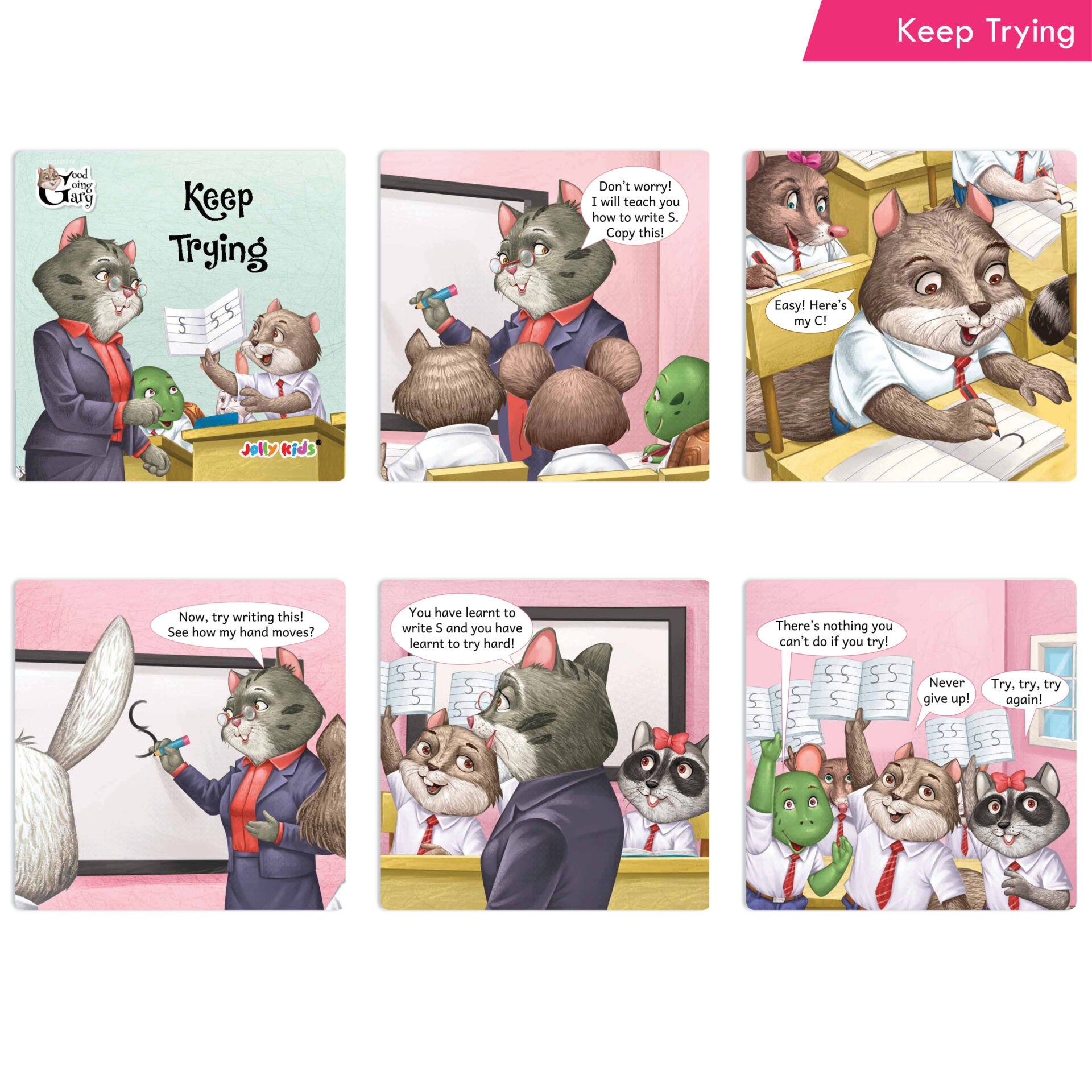 Jolly Kids Good Going Gary Character Building English Short Story Books (Set of 10) | Motivational Story Books for Kids - Distacart
