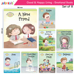Thumbnail for Jolly Kids Good & Happy Living The Emotional Way Story Books (Set of 8) Learning Stories about Feeling and Emotions| Ages 3 - 8 years - Distacart