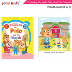 Thumbnail for Jolly Kids Growing Up with Polo And His Friends| 8 in 1| Large Print Hardbound Character base Story Book for Kids Ages 3-8 Years - Distacart