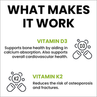 Thumbnail for Sprowt Vitamin D3 + K2 Help in Strong Bones Tablets - Distacart