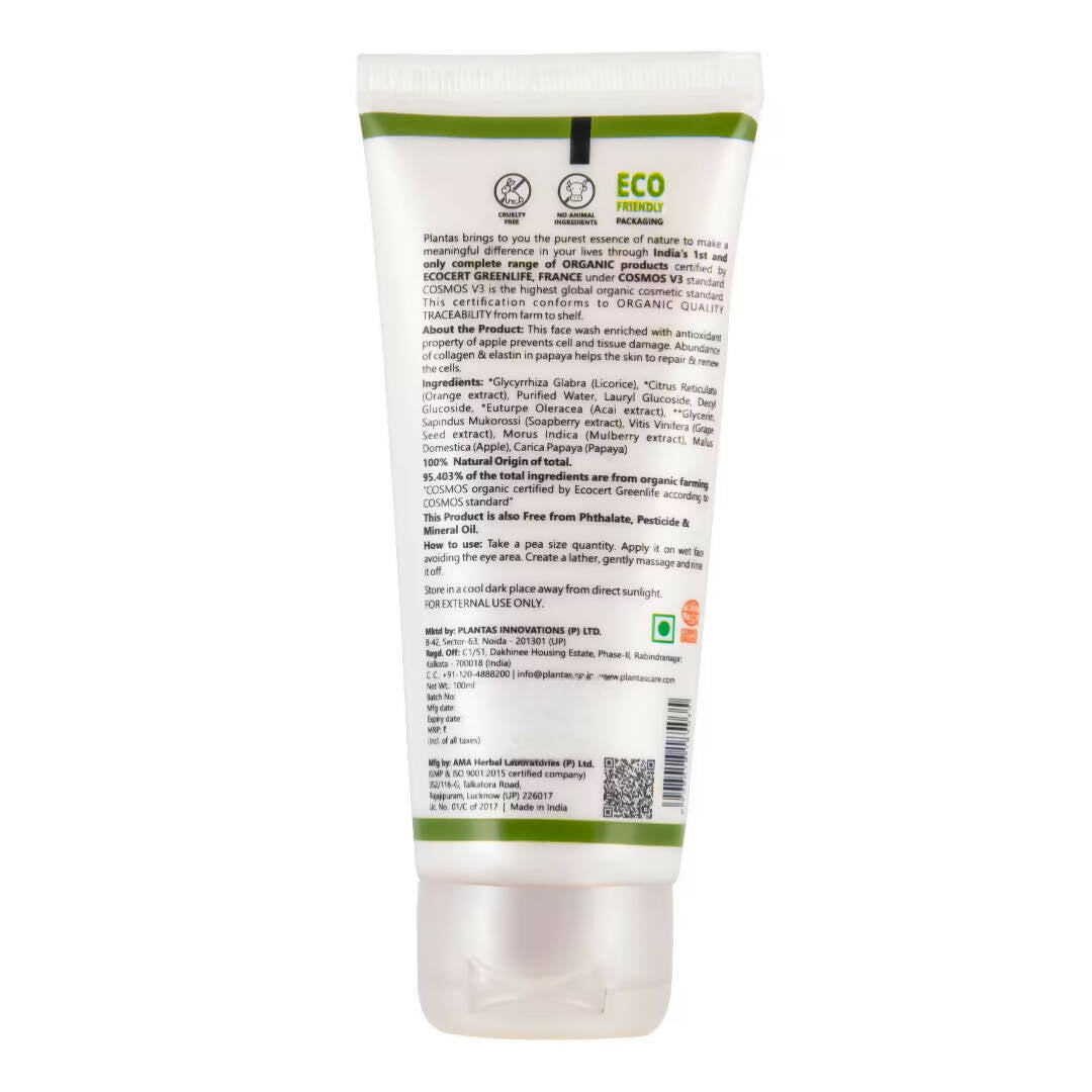 Plantas Cell Renewal Organic Face Wash - Distacart