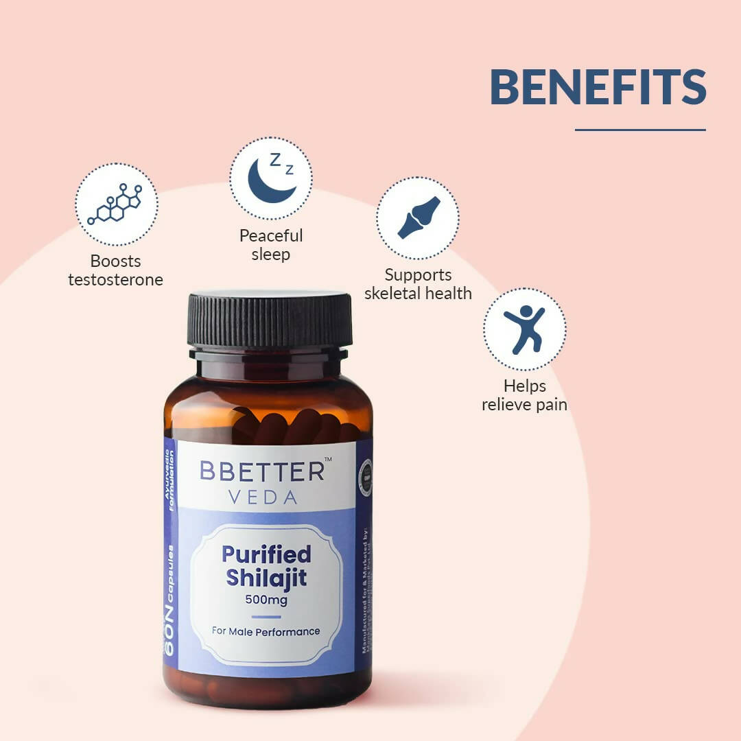 BBETTER Veda Purified Sj Capsules for Men - Distacart