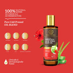 Thumbnail for Khadi Natural Hibiscus & Aloe Vera Hair Oil