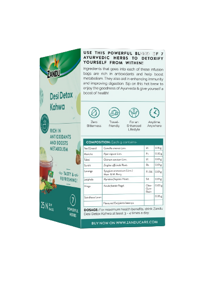 Zandu Desi Detox Kahwa - Distacart