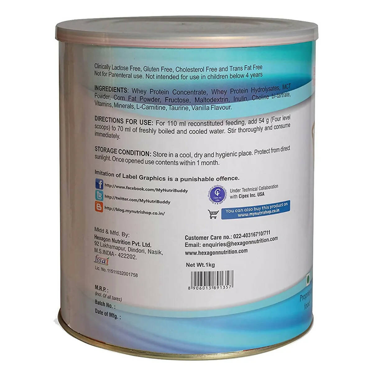 PentaSure 2.0 High Protein Powder - Vanilla Flavor - Distacart