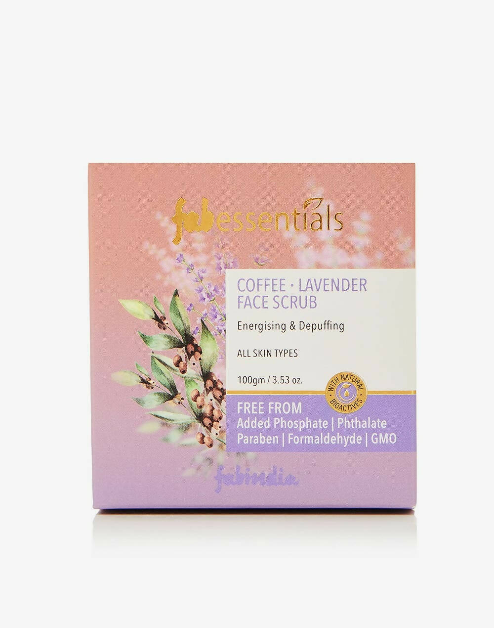 Fabessentials Coffee Lavender Face Scrub - Distacart