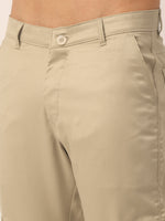 Thumbnail for Jainish Men's Casual Cotton Solid Cargo Pants ( KGP 154 Beige ) - Distacart