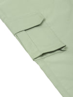 Thumbnail for Jainish Men's Casual Cotton Solid Cargo Pants ( KGP 154 Pista-Green ) - Distacart